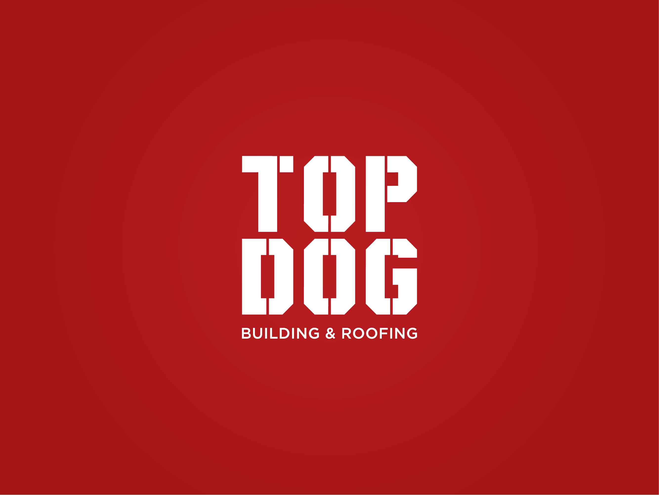 logo for building and construction service top dog