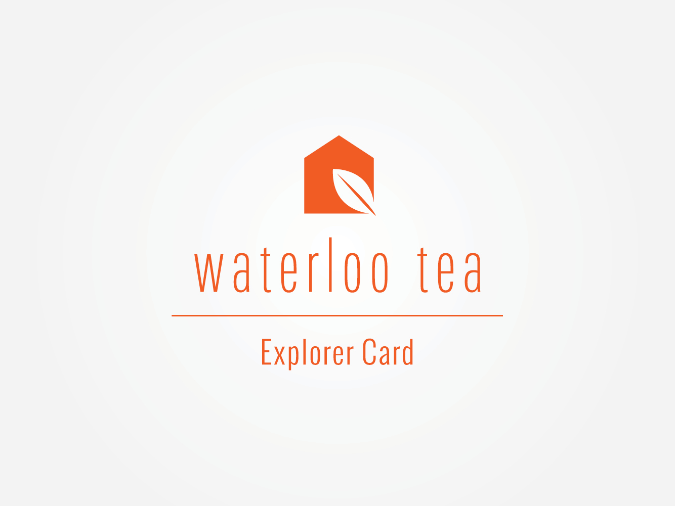 Waterloo Tea Cardiff upscale cafe loyalty card design