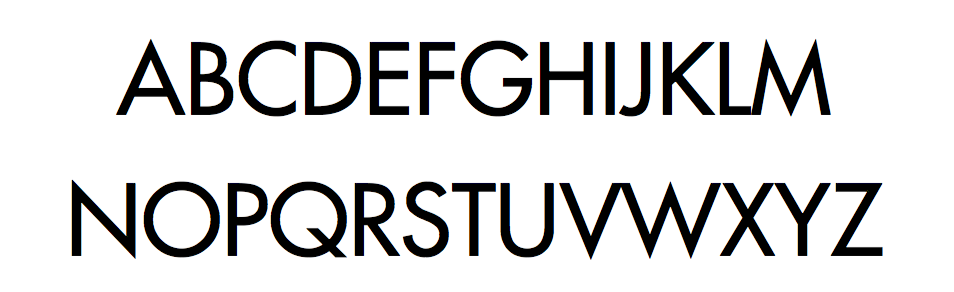 Unanimous games typeface